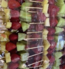 Brochetas de Frutas (15 cm. aprox.)